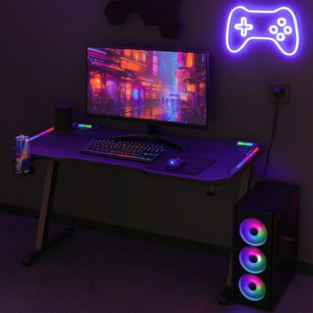 Escritorio Gamer Noxi Gaming Forge - Con Rgb