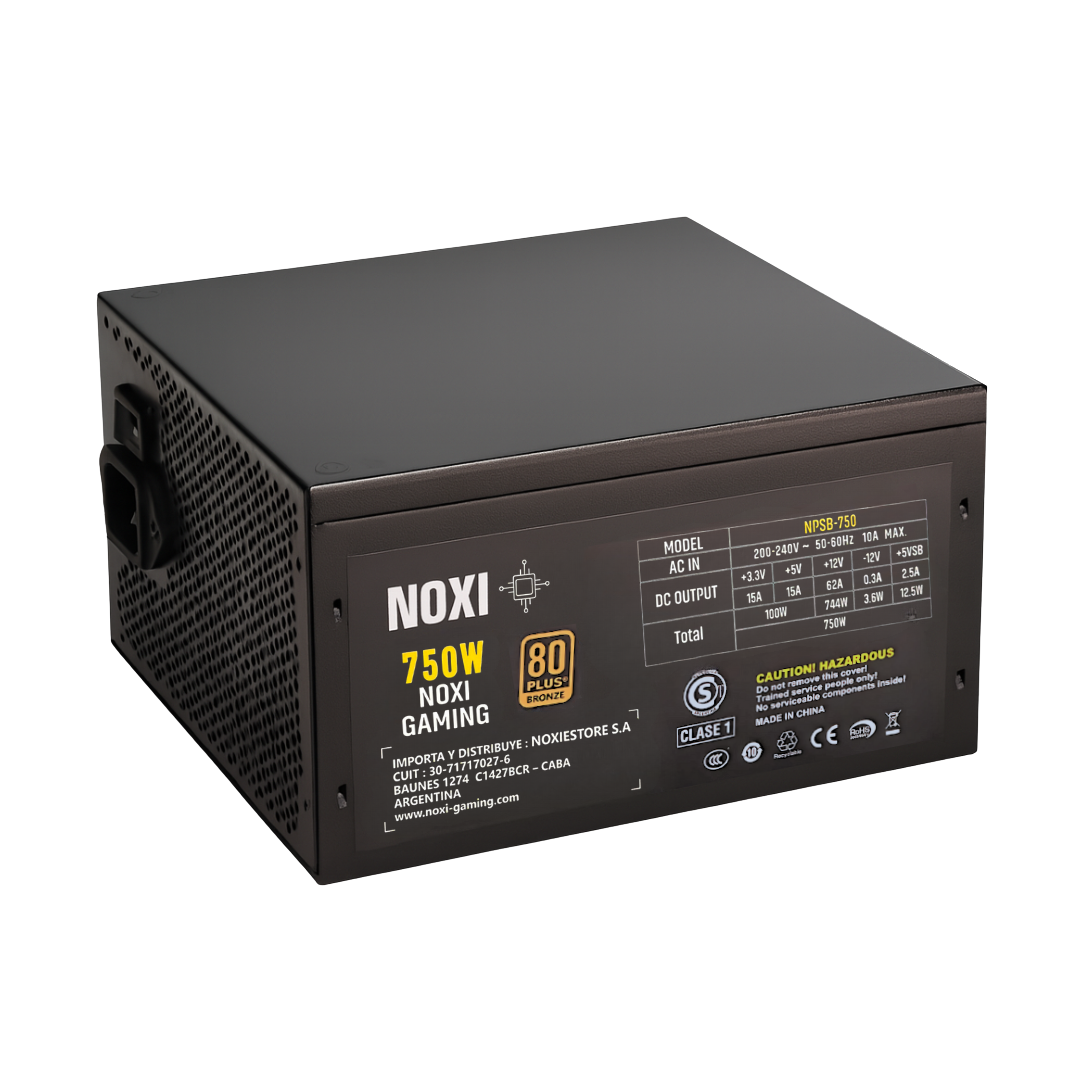 Fuente Noxi Gaming 750w Bronce