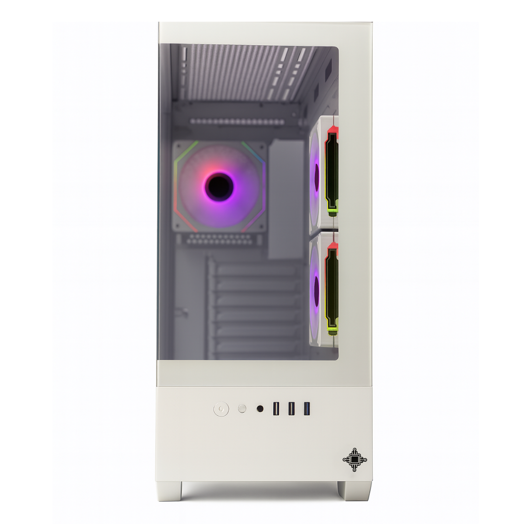 Gabinete Noxi Gaming Zowi  3 Fans White