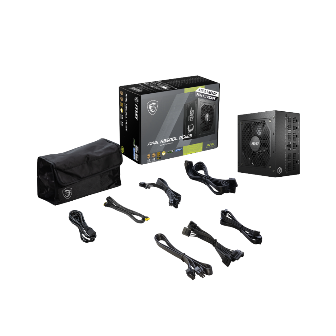 Fuente 850w Msi 80 Plus Gold Mag