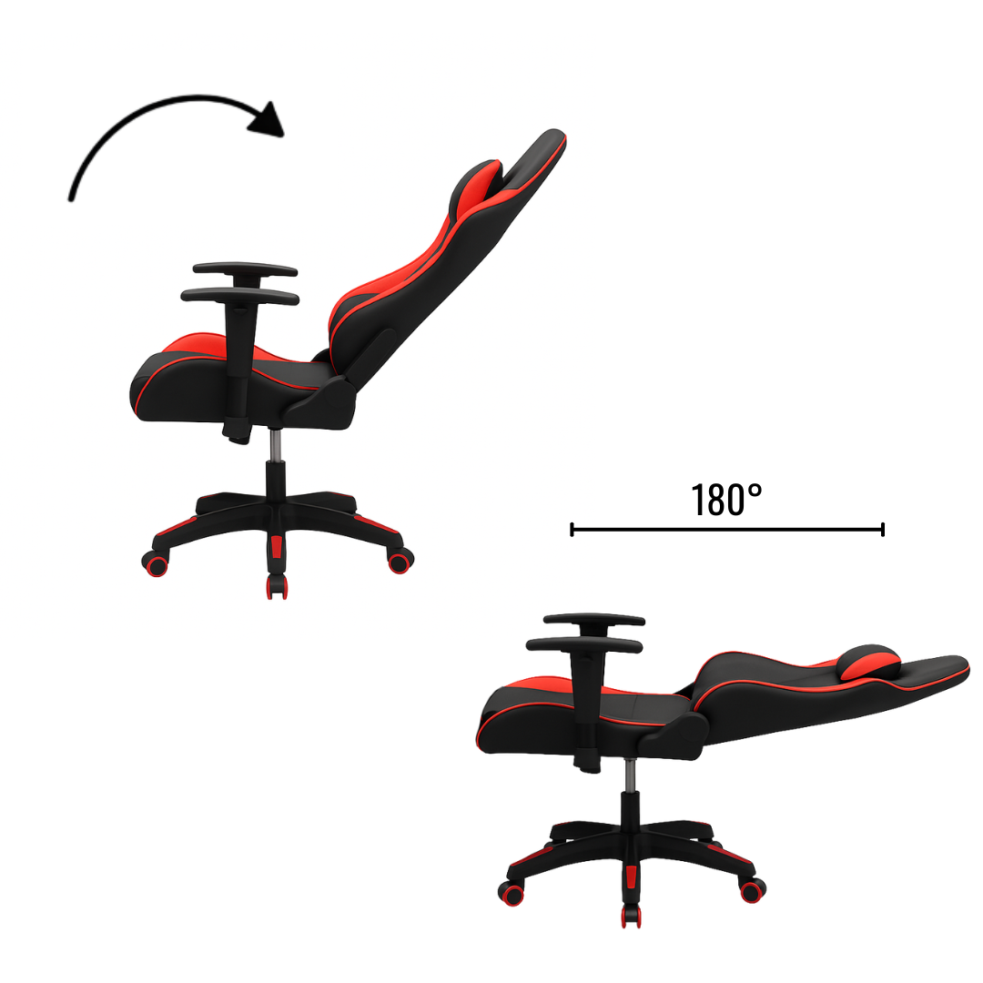 Silla Gamer Noxi Gaming Void Negra-roja