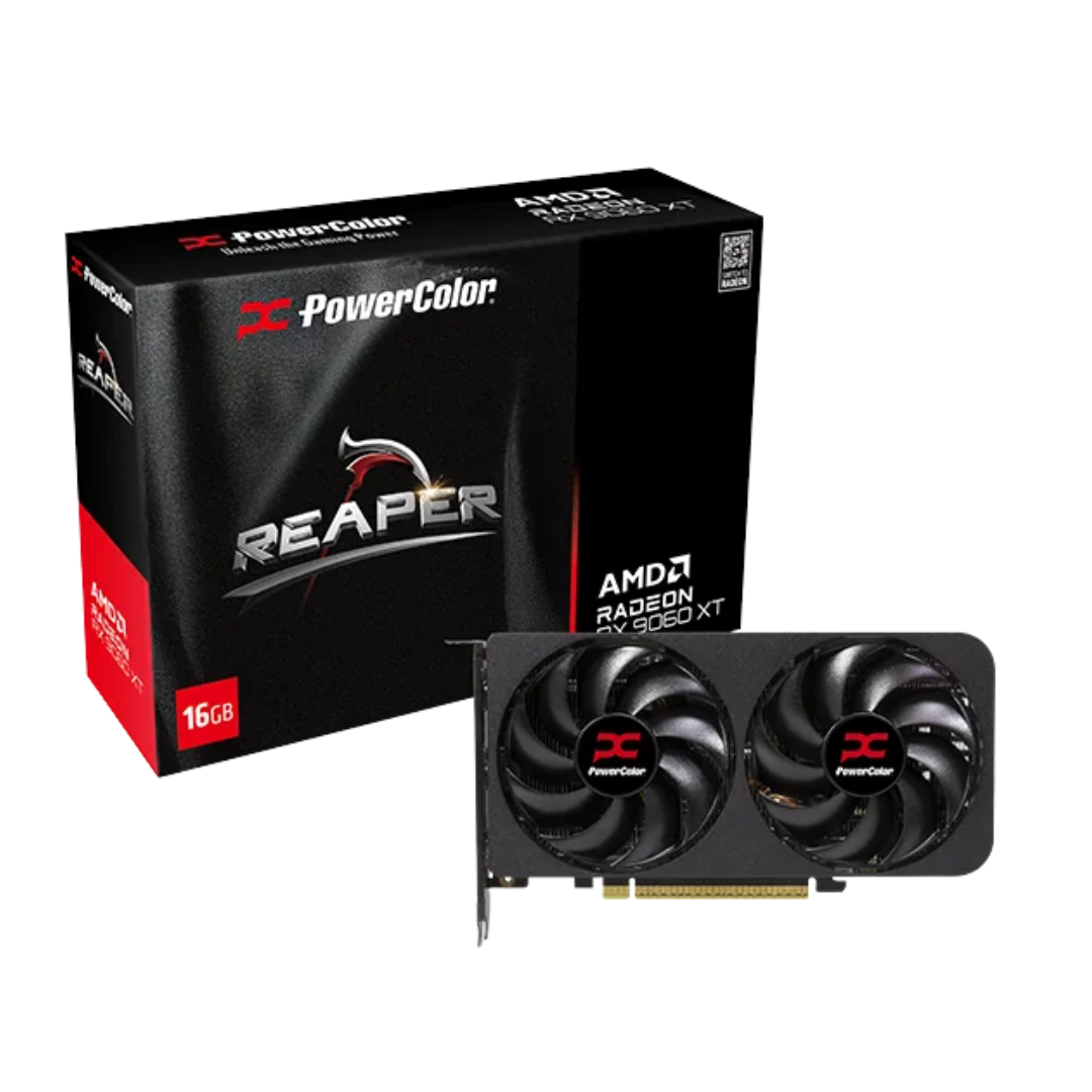 Placa De Video Powercolor Reaper Amd Radeon Rx 9060 Xt 16gb Gddr6