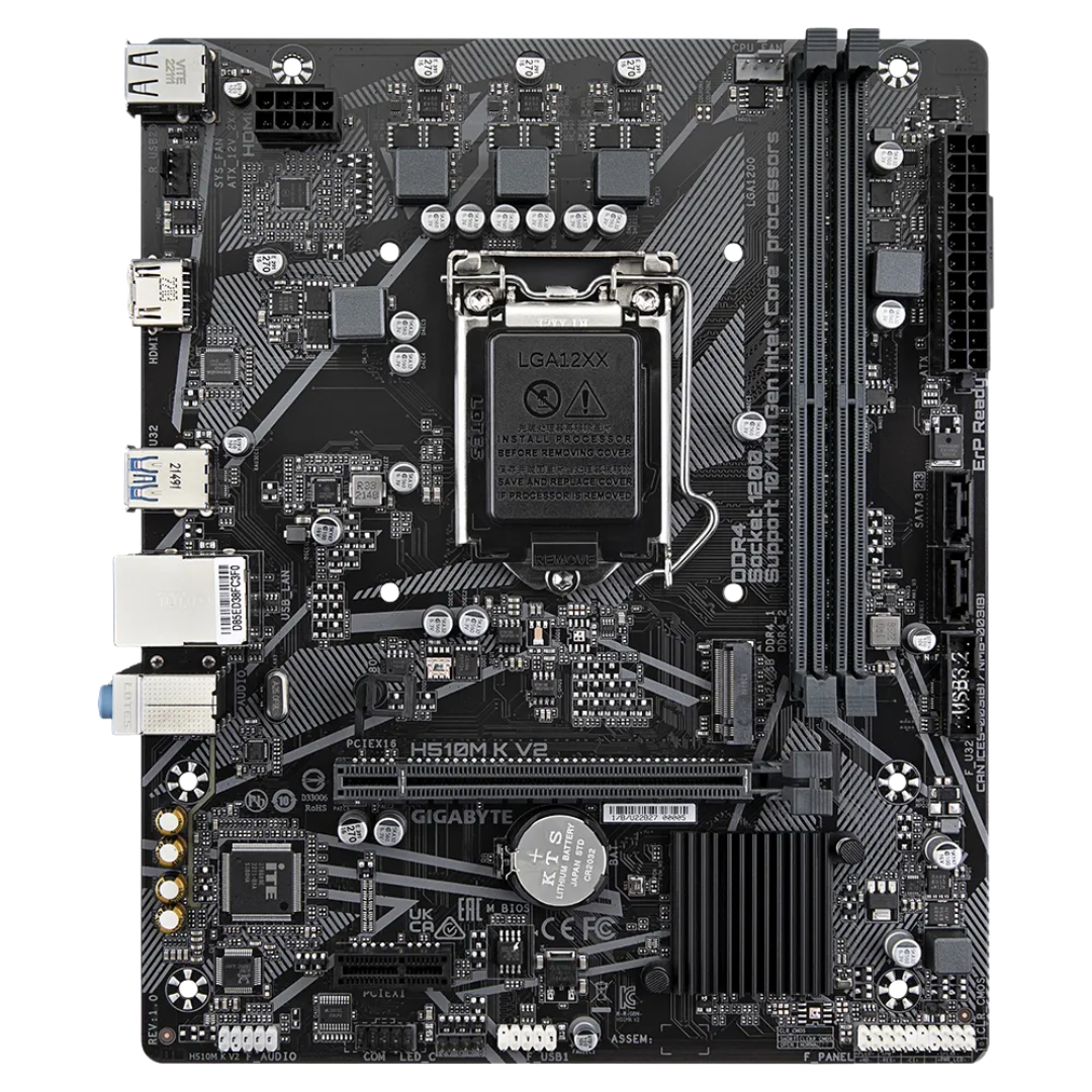 Motherboard (1200) Gigabyte H510m K V2 Lga1200 Ddr4