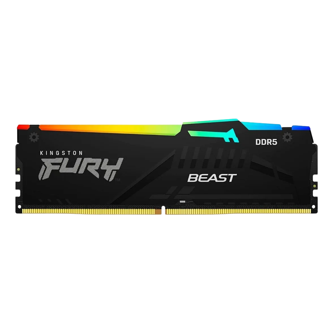 Memoria Pc Fury Ddr5 32gb 5600 Beast Rgb Negra