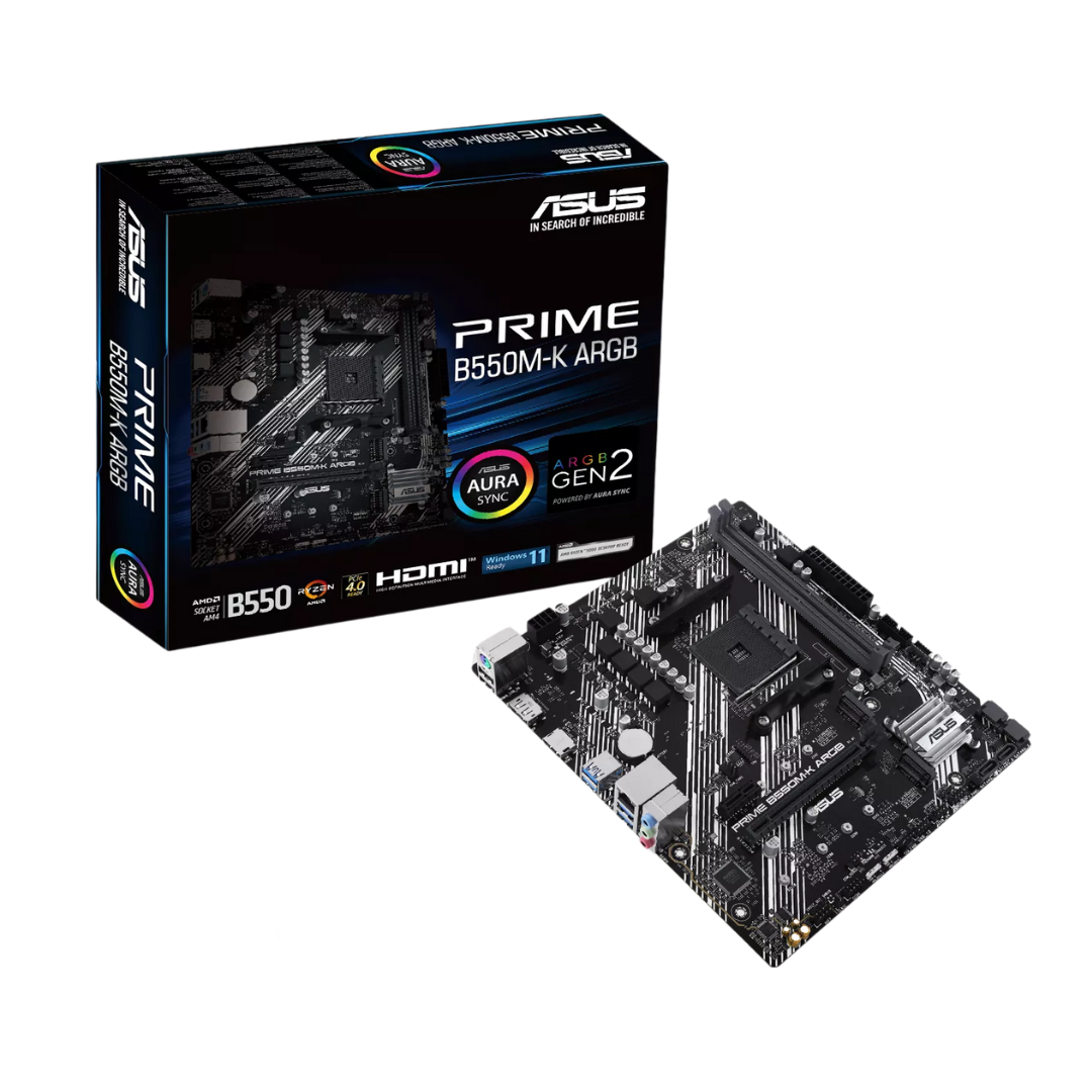 Mb Asus Am4 Prime B550m-k Argb Ddr4 Box M-atx