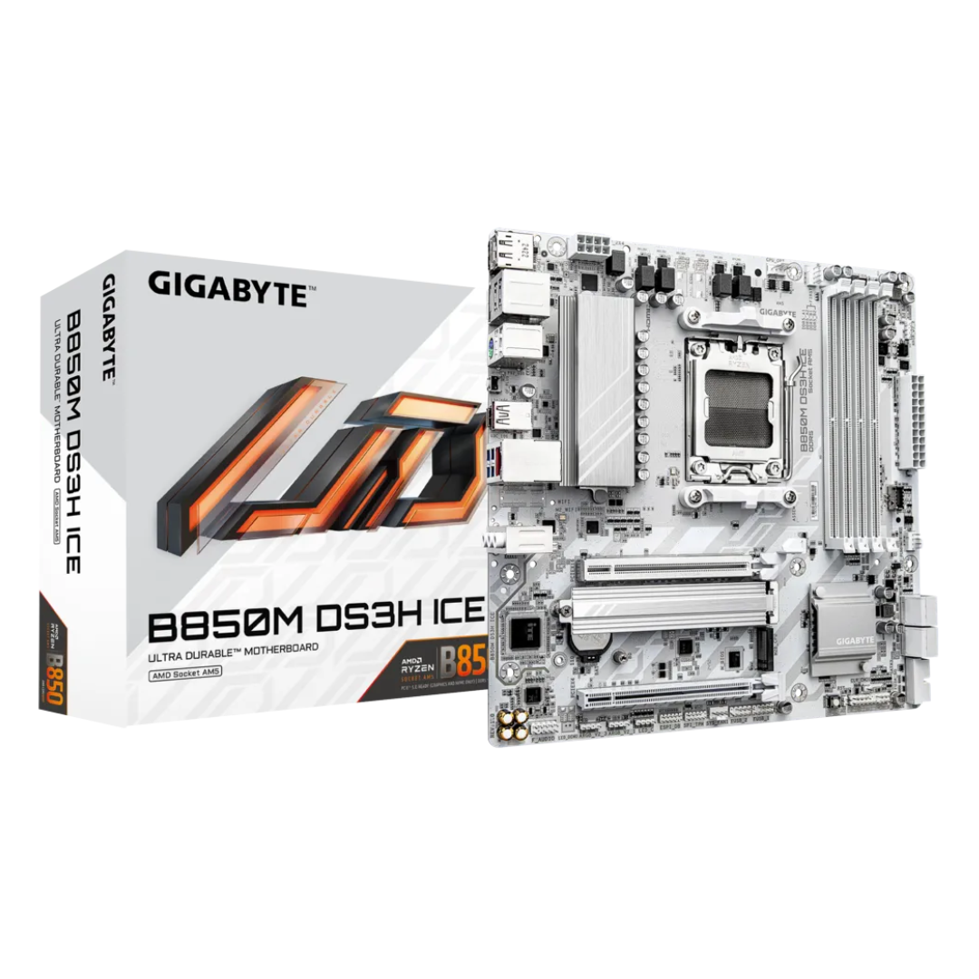 Mother Gigabyte Am5 B850m Ds3h Ice Ddr5 Box M-atx