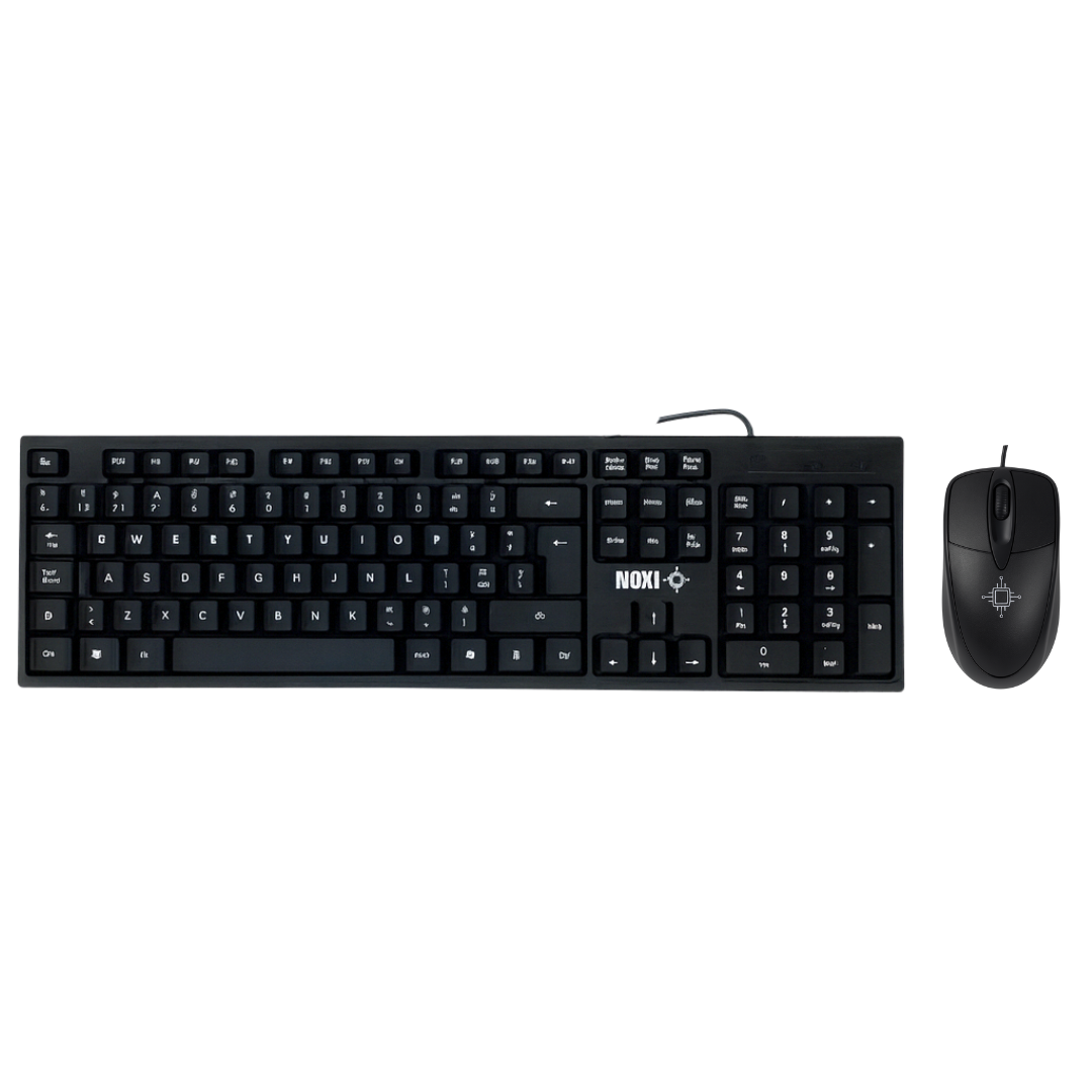 Combo Noxi Gaming Teclado Y Mouse Con Cable
