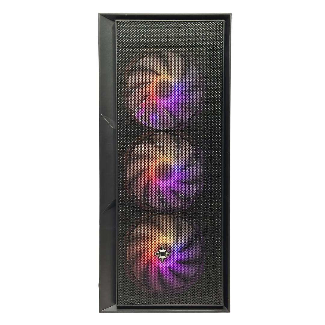 Gabinete Noxi Gaming Flare V2 Con Fuente 500w + Kit Teclado Y Mouse