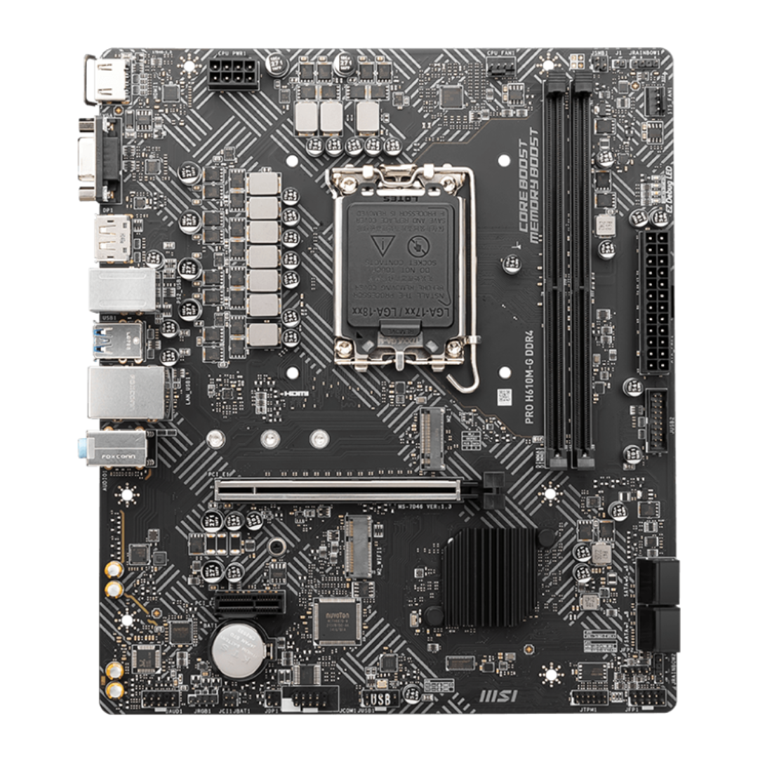 Motherboard Msi Pro H610m-g Lga1700 Ddr5