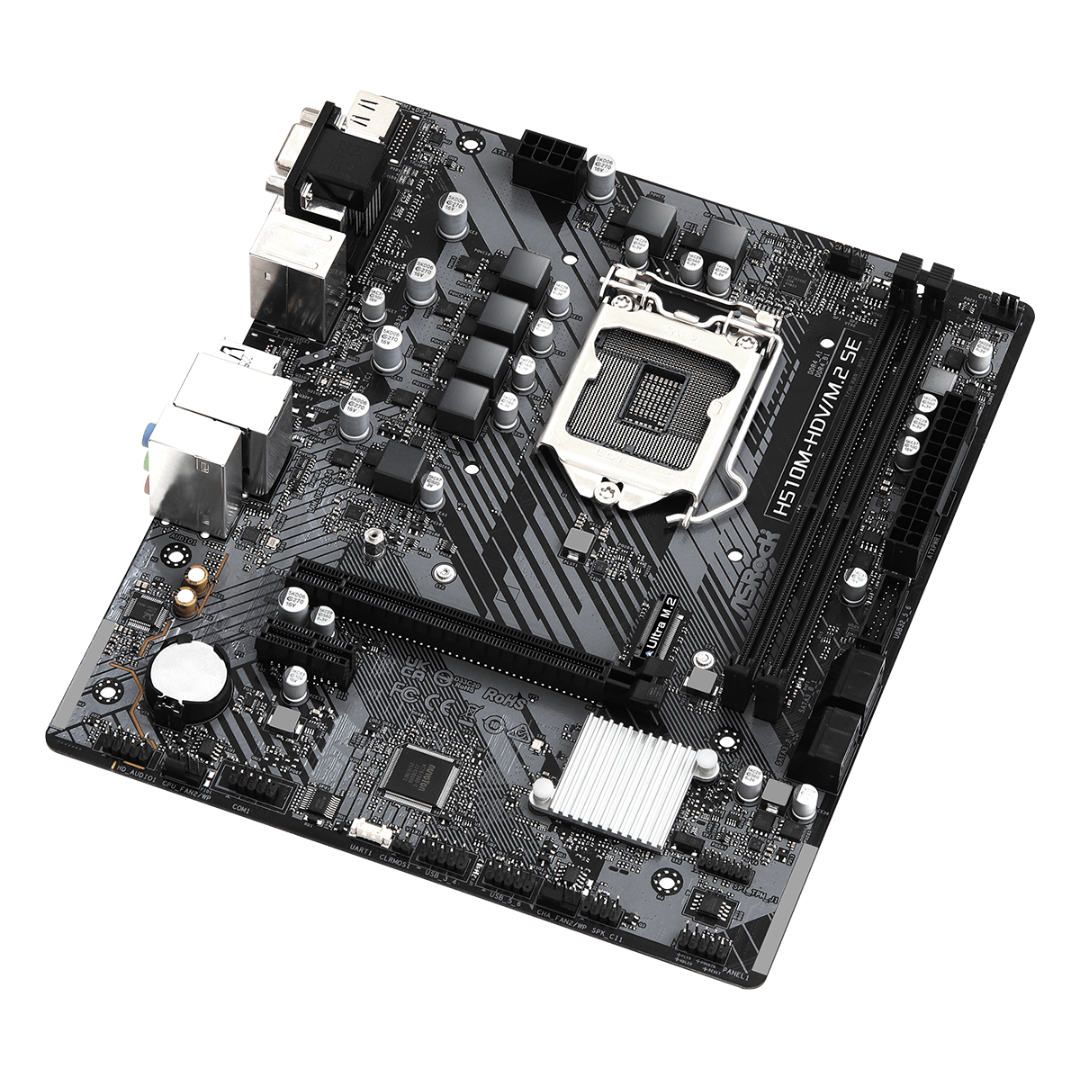 Mother Asrock H510m-hdv-m.2 Se Lga1200 Ddr4