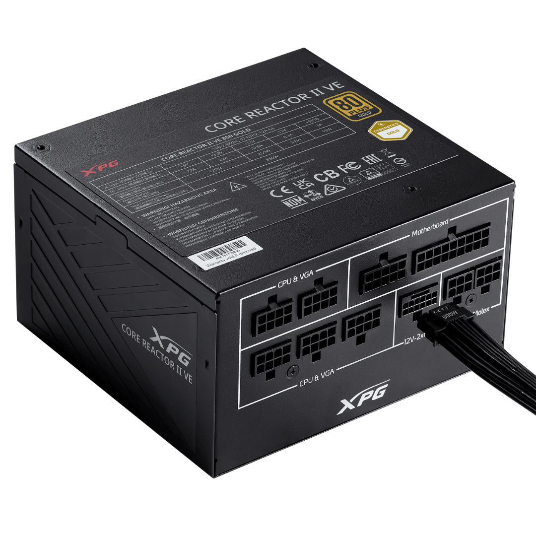 Fuente Xpg 750w Core Reactor Ii Ve 80+ Gold Modular