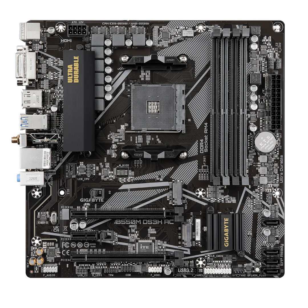 Motherboard Gigabyte B550 Ds3h Ac
