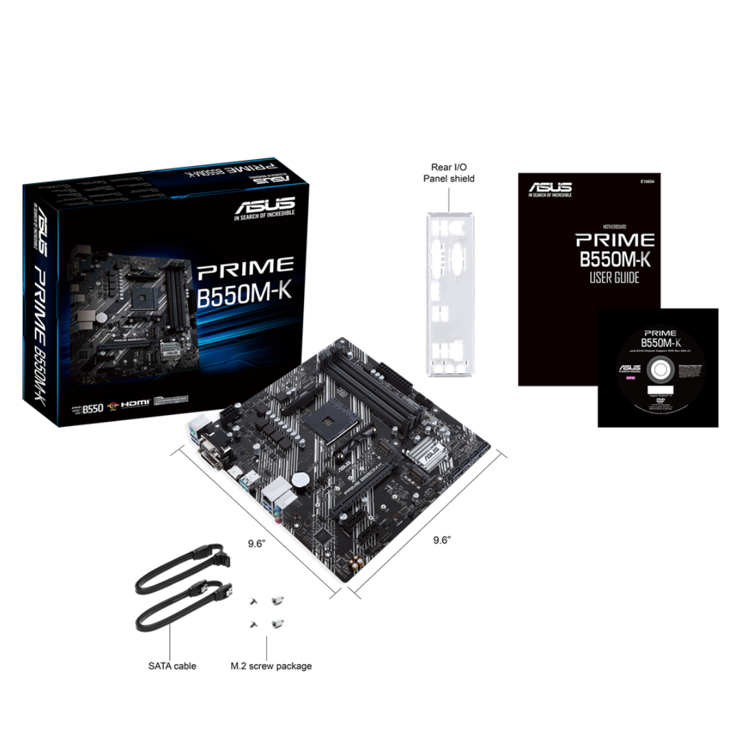 Mother Asus Prime B550m-k Am4 Ddr4