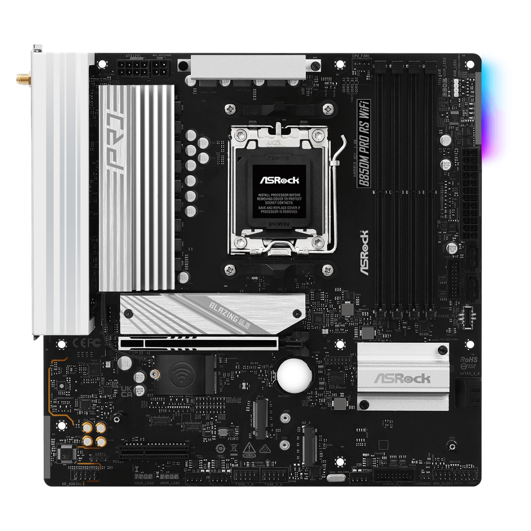Mother Asrock B850m Pro Rs Wifi Am5 Ddr5