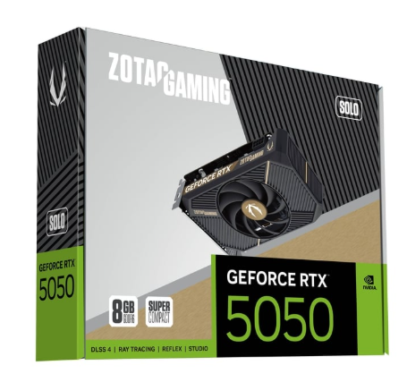 Placa De Video Zotac Rtx 5050 Gaming Solo 8gb