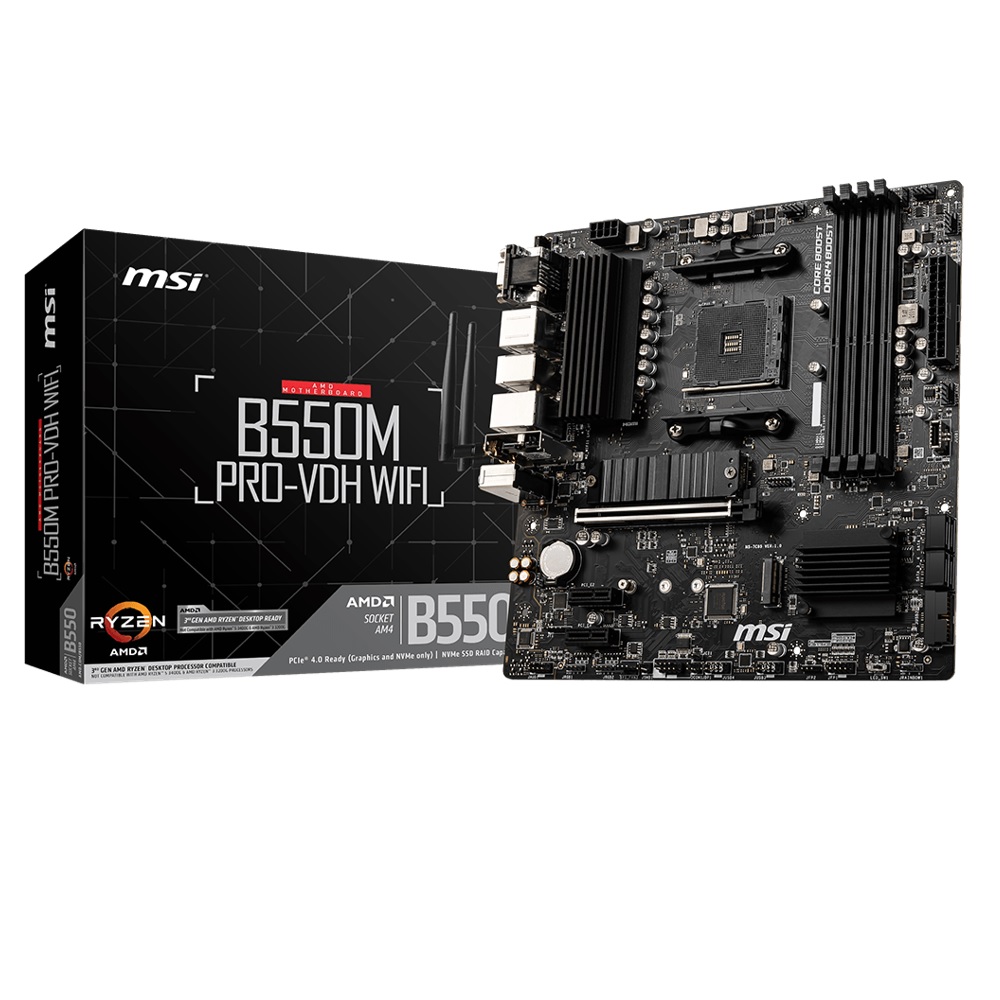 Mother Msi B550m Pro-vdh Wifi Am4 Ddr4