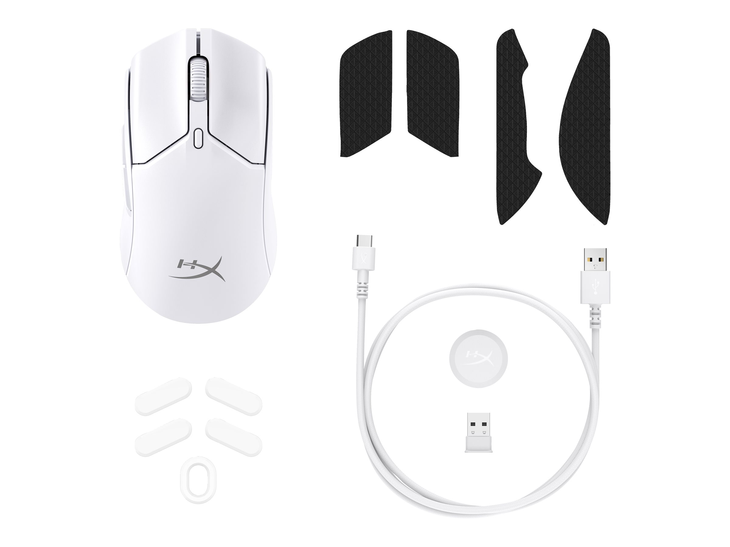 Mouse Hyperx Pulsefire Haste 2 Wireless White Rgb
