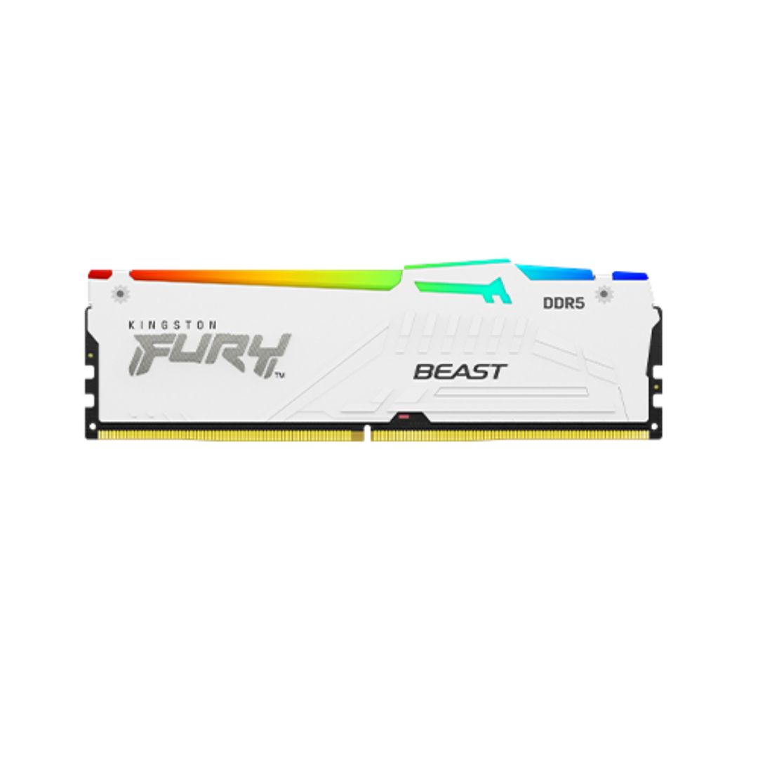 Memoria Ram Kingston 16gb 5600mhz Fury Beast White Rgb