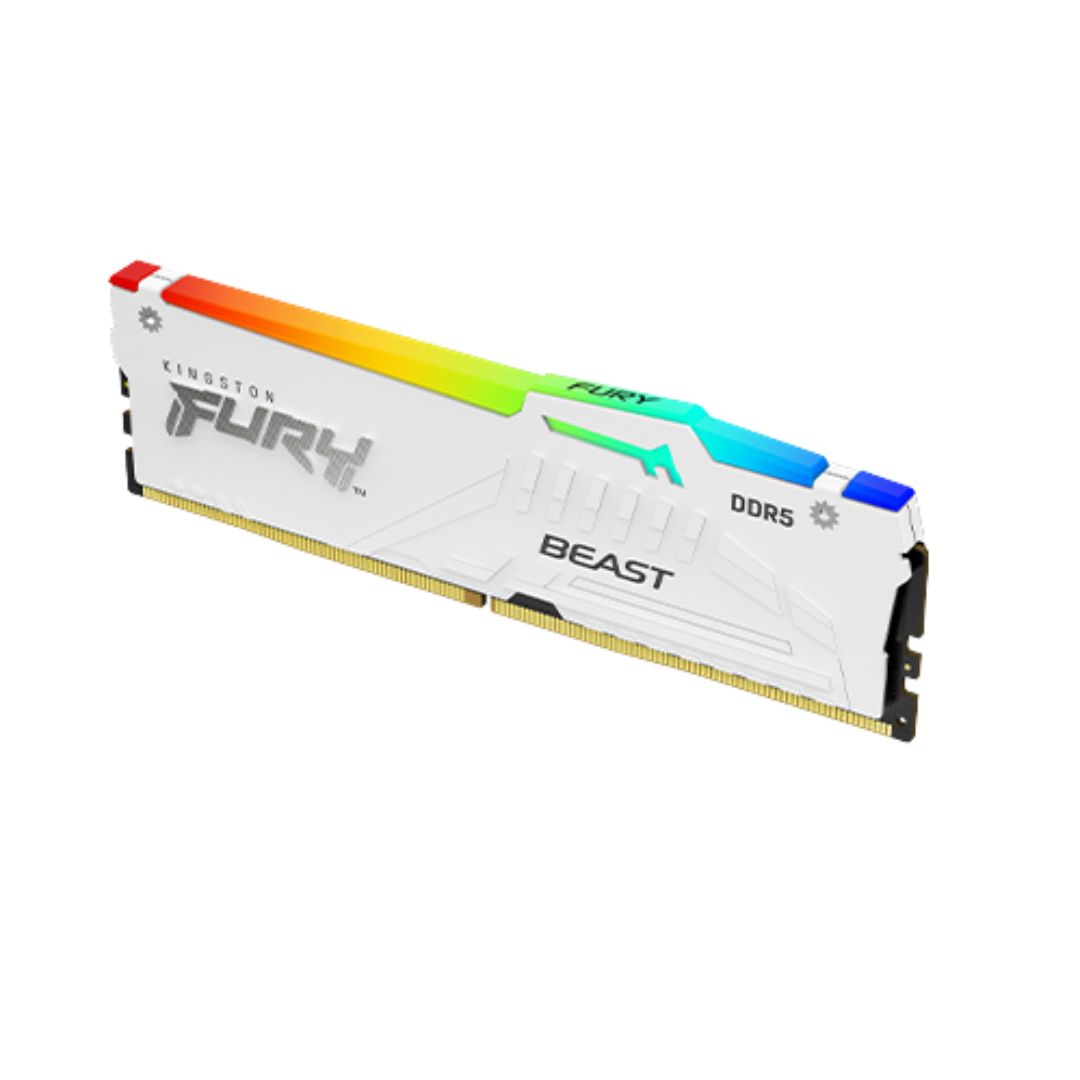 Memoria Ram Kingston 16gb 5600mhz Fury Beast White Rgb