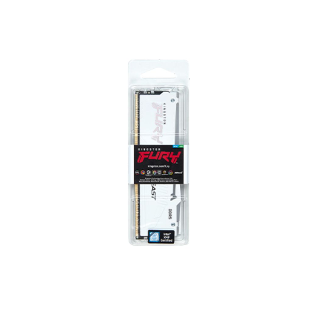 Memoria Ram Kingston 16gb 5600mhz Fury Beast White Rgb