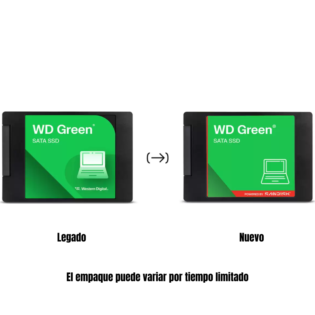 Disco Solido Ssd 500gb Sata Western Digital Green