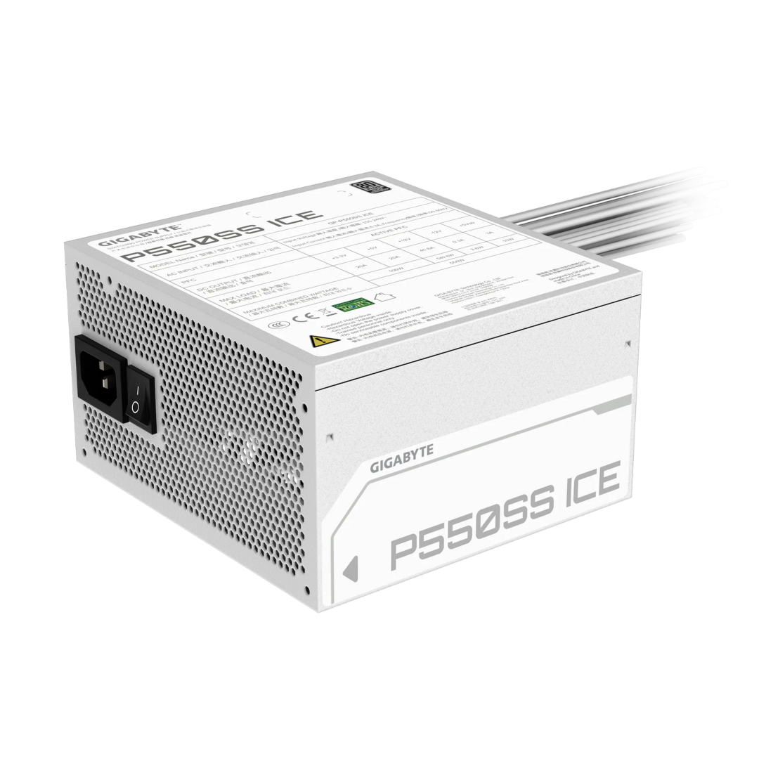 Fuente 550w Gigabyte 80 Plus Silver Gp-p550ss Ice