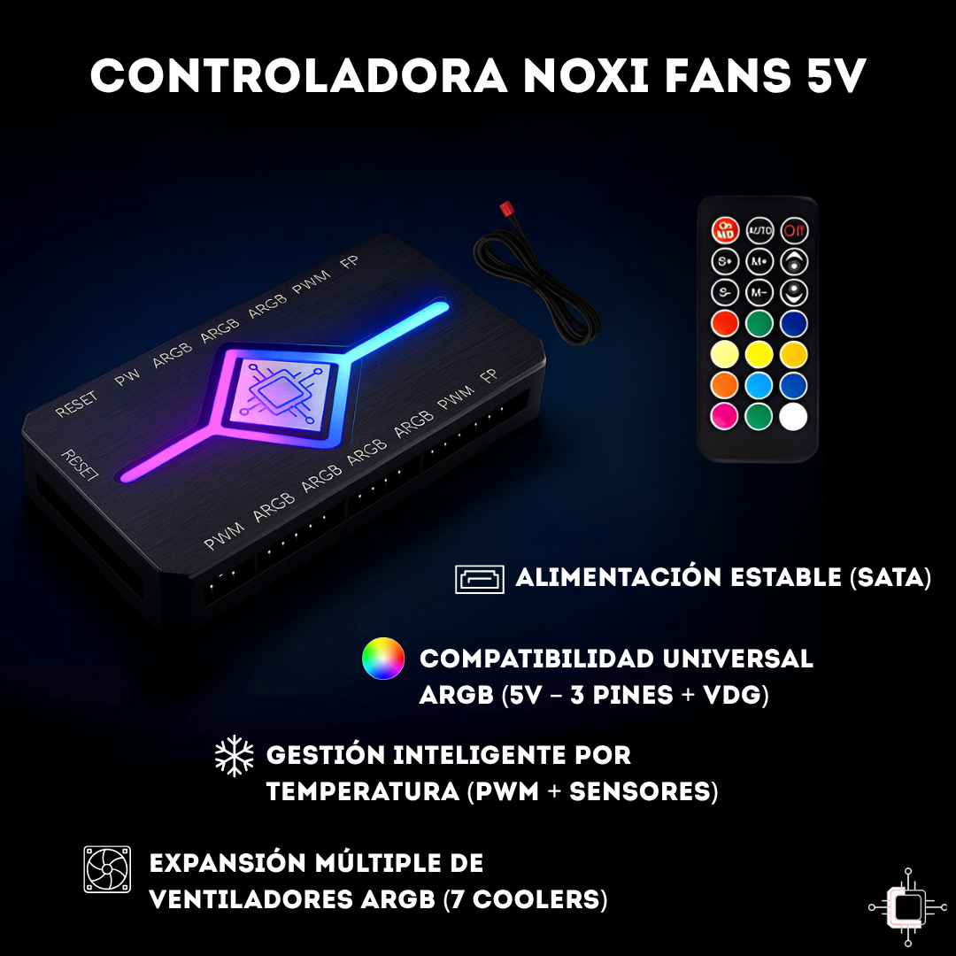 Controladora Noxi Fans 5v - Pwm