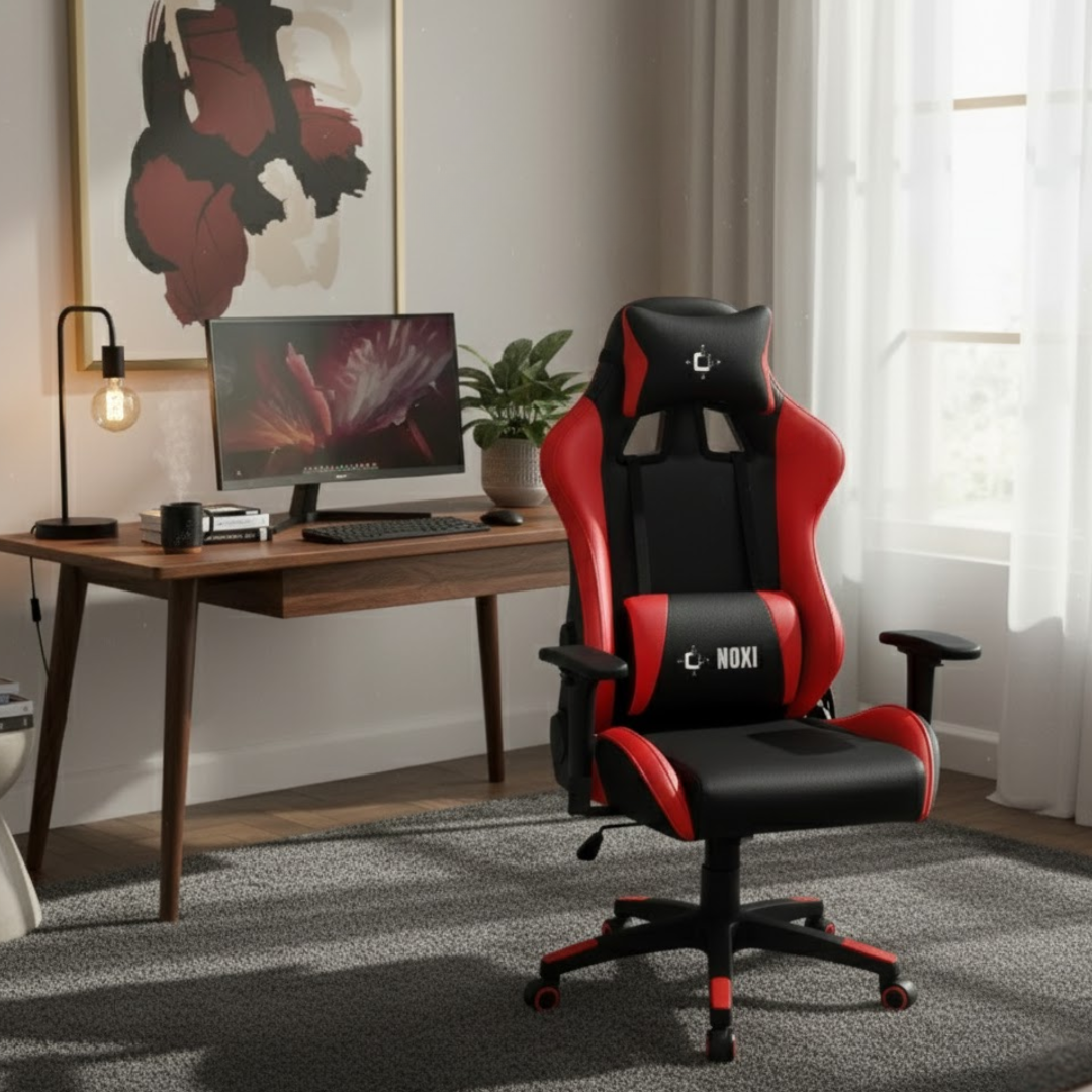 Silla Gamer Noxi Gaming Void Negra-roja