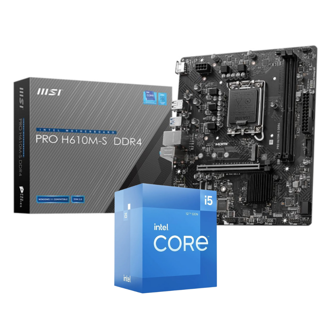 Combo Actualizacion Intel Core I5 12400f | H610