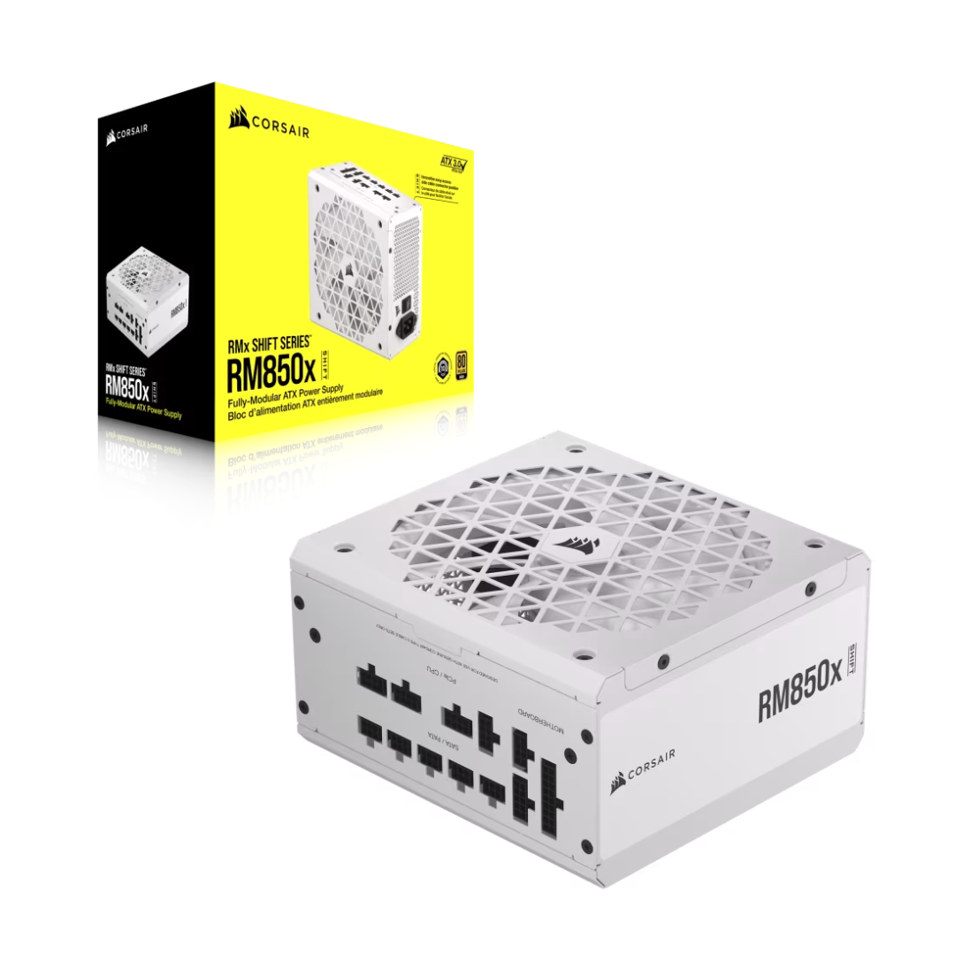 Fuente Corsair 850w Rm850x Shift White 80 Plus Gold Full Modular Pcie 5.1