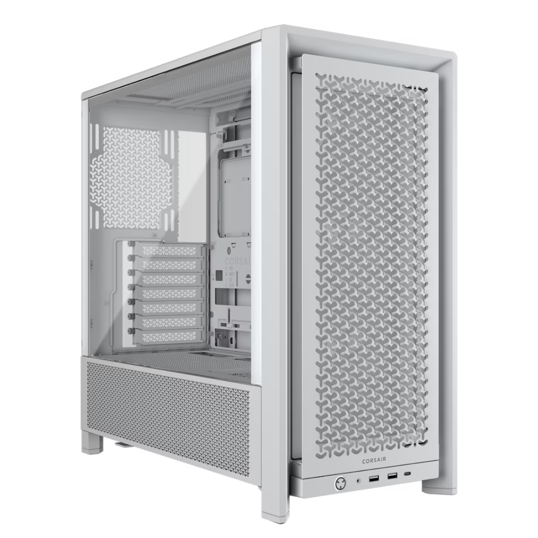 GABINETE CORSAIR FRAME 4000D RS MID-TOWER TG FAN X3 WHITE