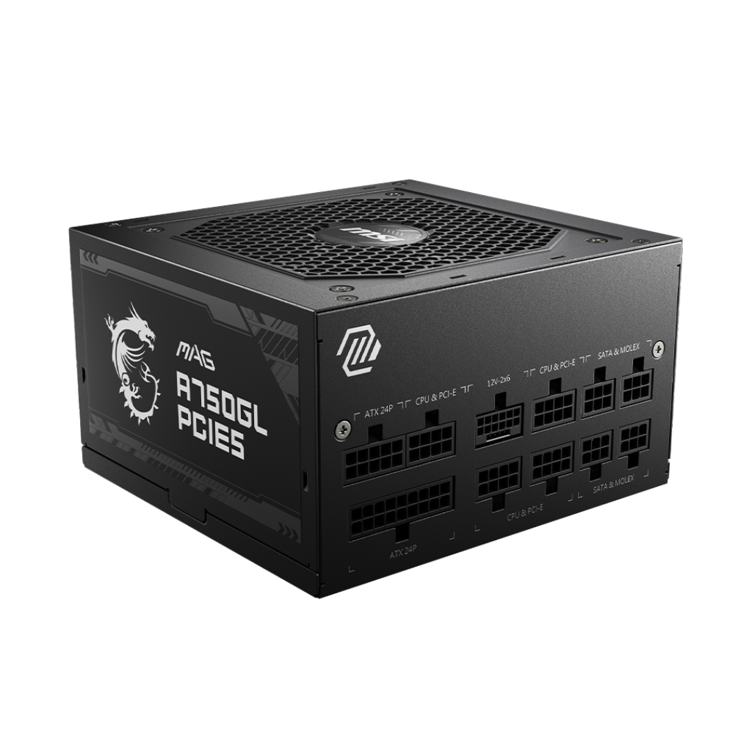 Fuente Msi Mag A750gl 750w 80 Plus Gold Full Modular Pcie 5.1 - Atx 3.1