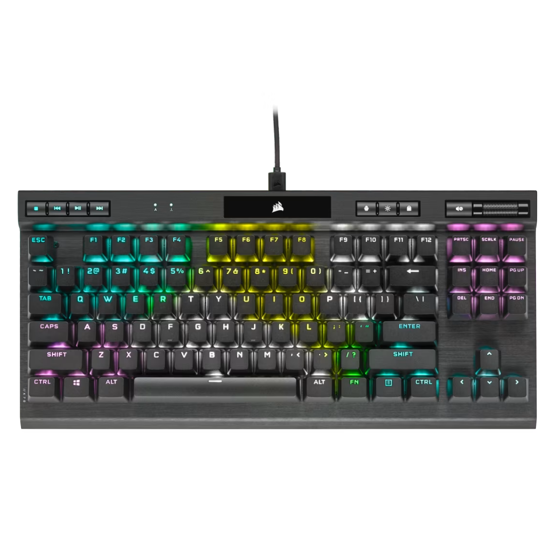 TECLADO CORSAIR K70 RGB TKL CHAMPION SERIES C-TECLAS PBT DOUBLE SHOT PRO