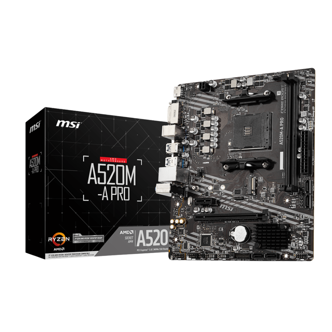 MOTHER MSI A520M-A PRO DDR4 AM4