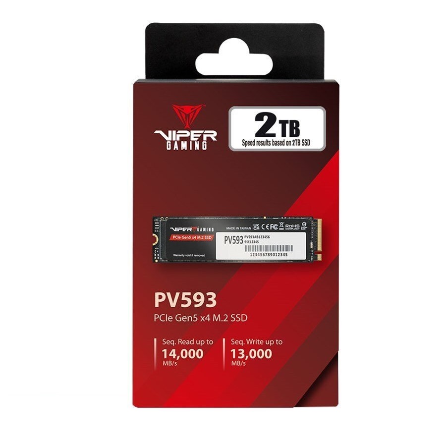 Disco Solido Patriot Viper Gaming 2tb Pv593 M.2 14.000mb
