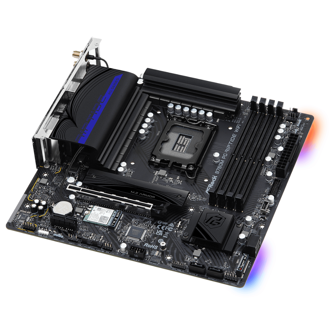 Mother Asrock B760m Pg Riptide Wifi Lga1700 Ddr5