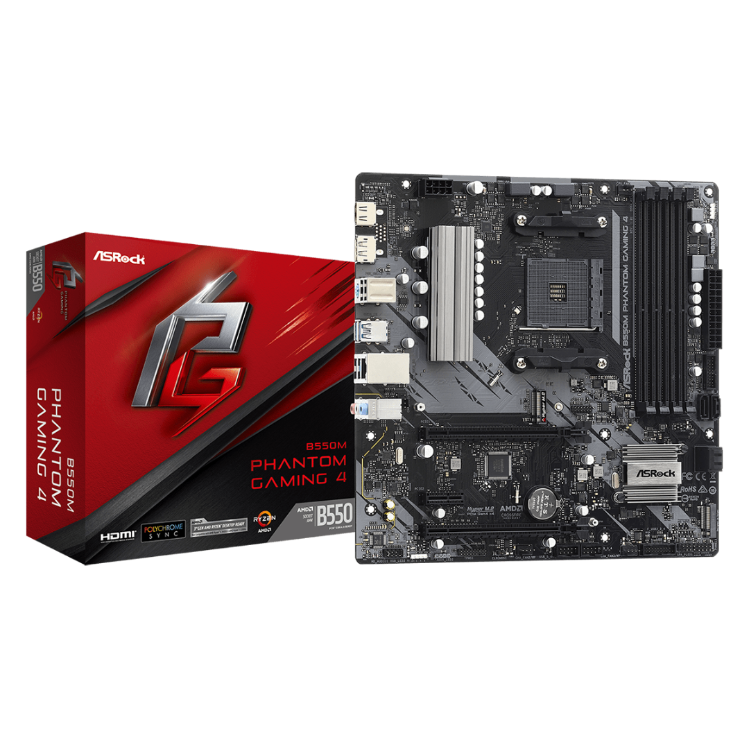 MOTHER ASROCK B550M PHANTOM GAMING 4 AM4 DDR4