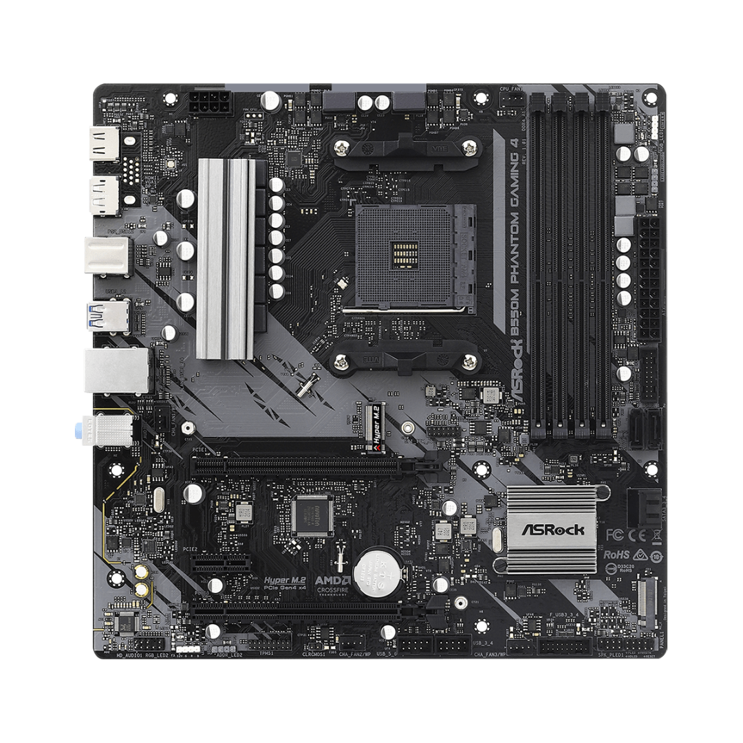 Mother Asrock B550m Phantom Gaming 4 Am4 Ddr4
