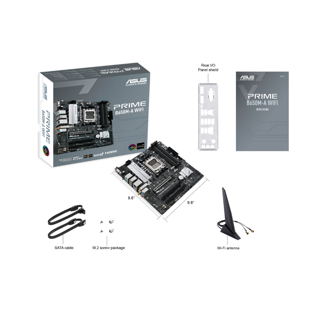Mother Asus Prime B650em-a Box Am5 M-atx