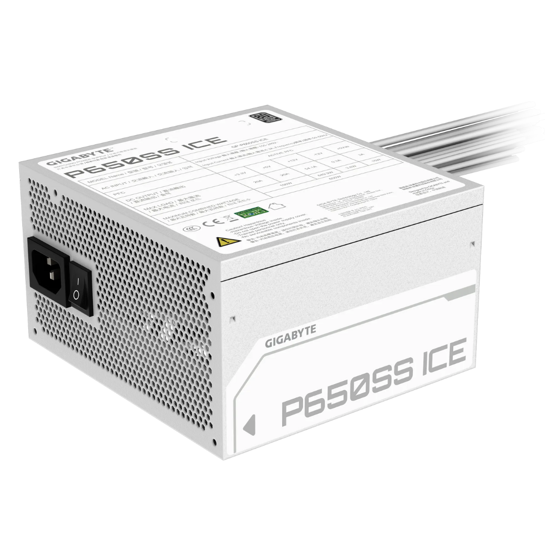 Fuente Gigabyte P650ss 650w 80plus Silver Blanca