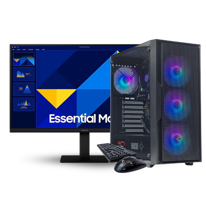 NOXI GAMING PC AMD RYZEN 5 5600GT  16 GB  480 GB  MONITOR SAMSUNG 22" 100HZ