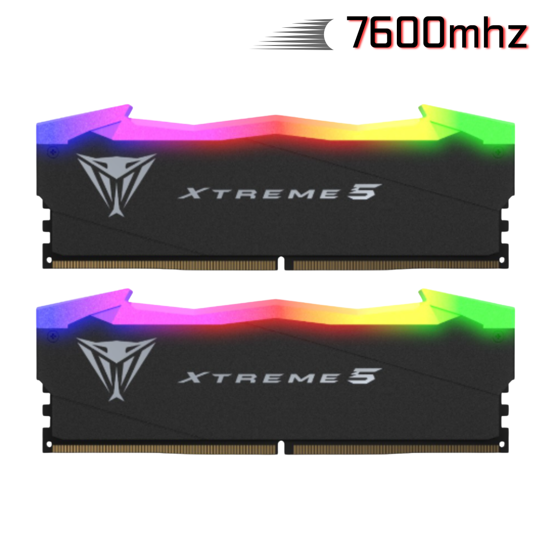 Memoria Ram Patriot Viper Xtreme 5 Rgb Ddr5 32 Gb (2x16)  Kit 7600mhz Cl36