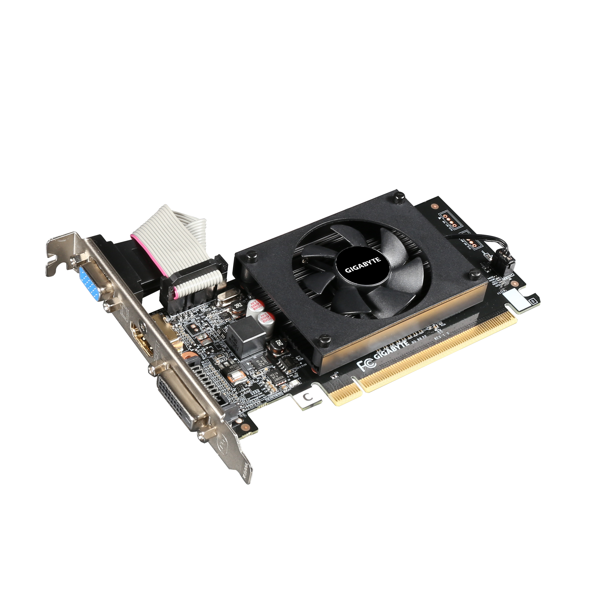 VGA PLACA DE VIDEO GIGABYTE GEFORCE GT 710 GDDR3 2GB LP