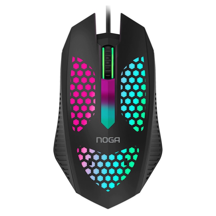 Combo Gamer Noganet Teclado + Mouse Retroiluminado Negro