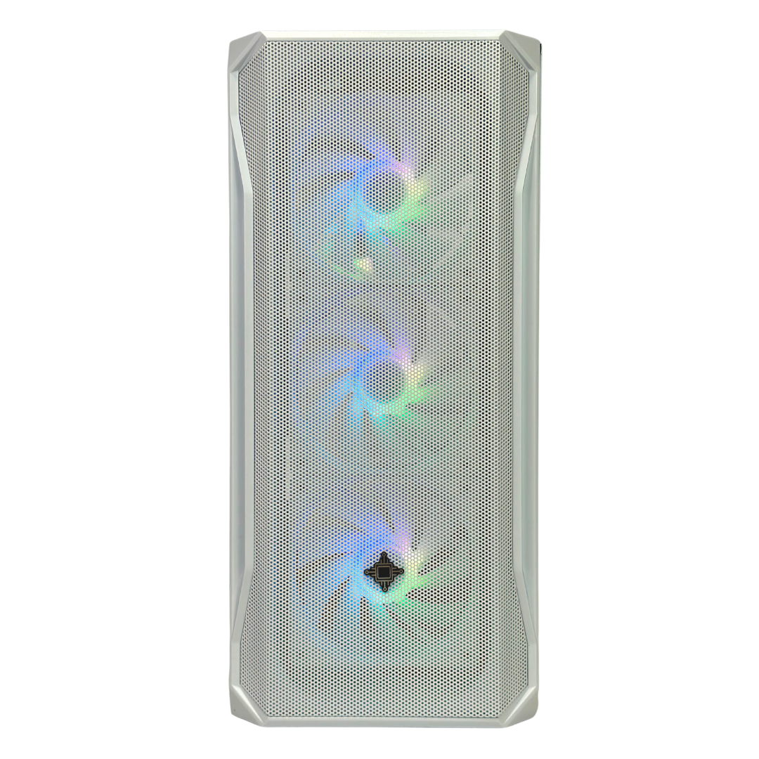 Gabinete Noxi Gaming Hika + X4 Fan Rgb White