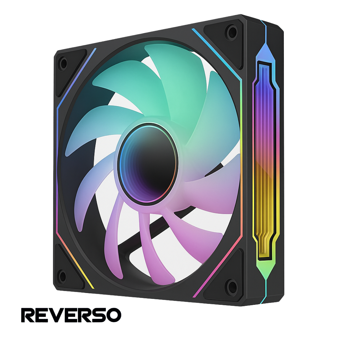 Fan Noxi Gaming Ifrit Reverso Black - Pwm - 3pin Argb