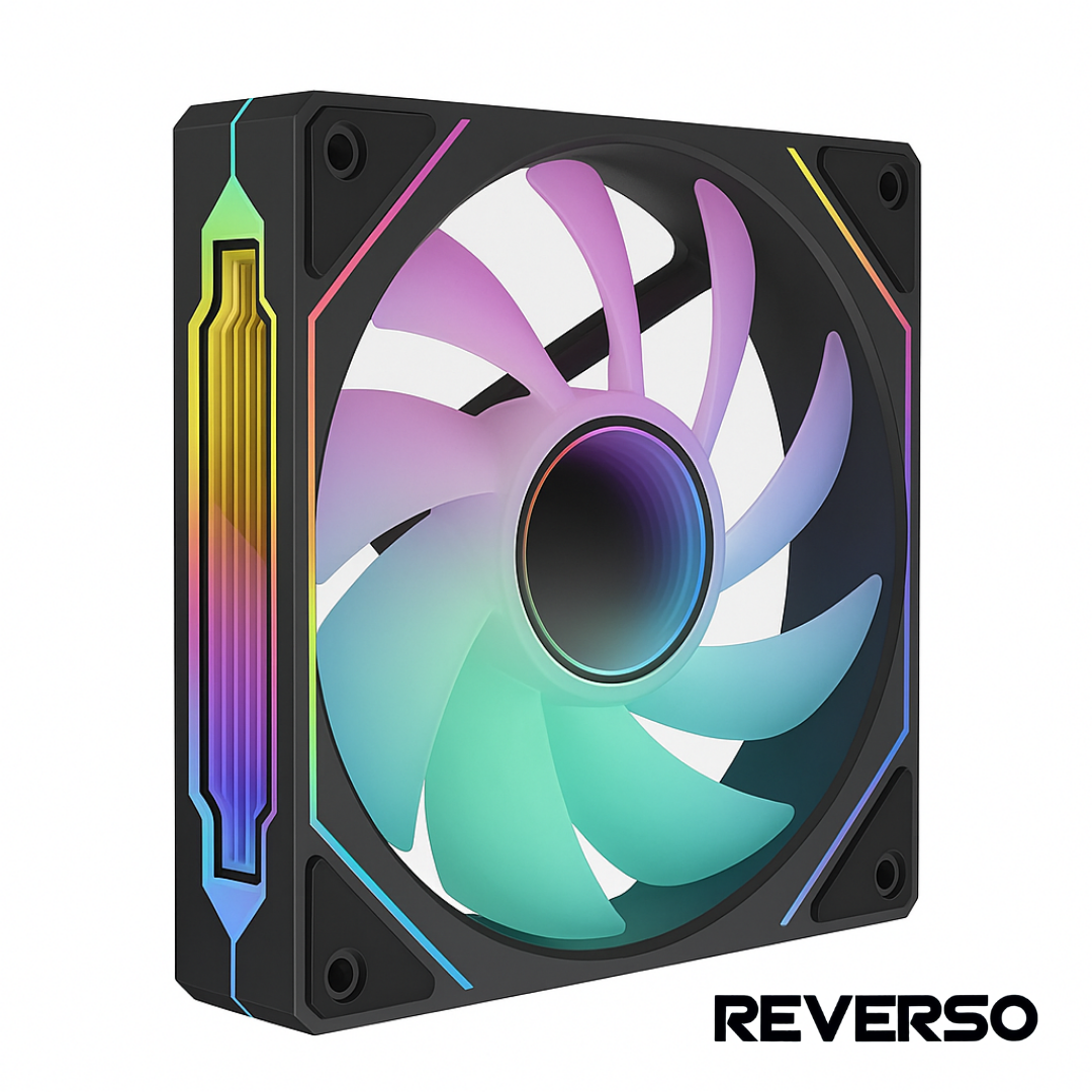 Fan Noxi Gaming Ifrit Reverso Black - Pwm - 3pin Argb