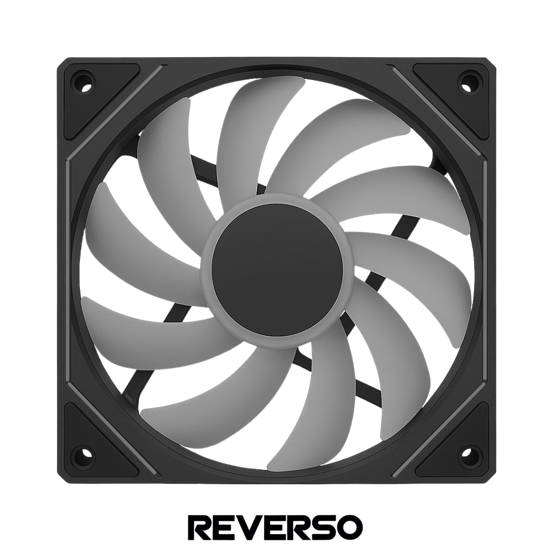 Fan Noxi Gaming Ifrit Reverso Black - Pwm - 3pin Argb