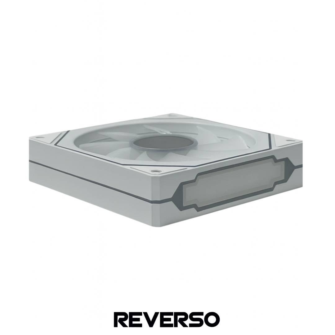 Fan Noxi Gaming Ifrit Reverso Blanco - Pwm - 3pin Argb