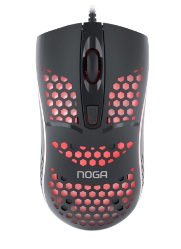 MOUSE GAMER NOGANET RGB 1600 DPI NEGRO
